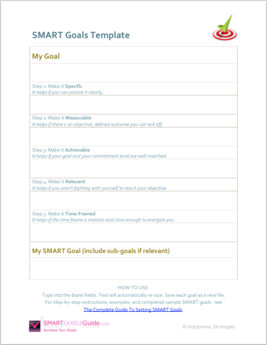 SMART Goals Examples & Template | SMART Goal Setting