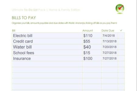 How To Pay Your Bills On Time | Get Organized Wizard