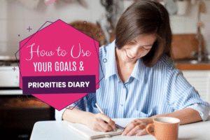 How To Use Your Goals & Priorities Diary | Get Organized Wizard